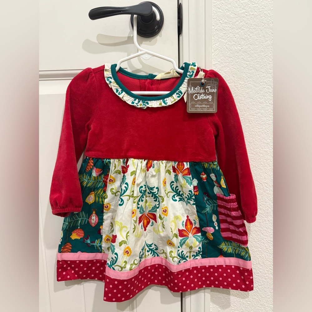Matilda Jane Red and Floral Dress